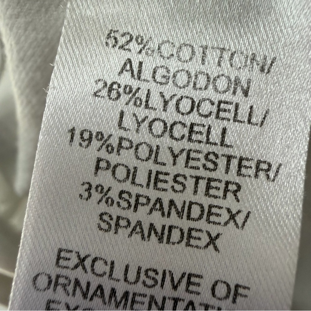 DEMOCRACY WHITE “AB” SOLUTION STRETCH JEANS - Picture 8 of 8